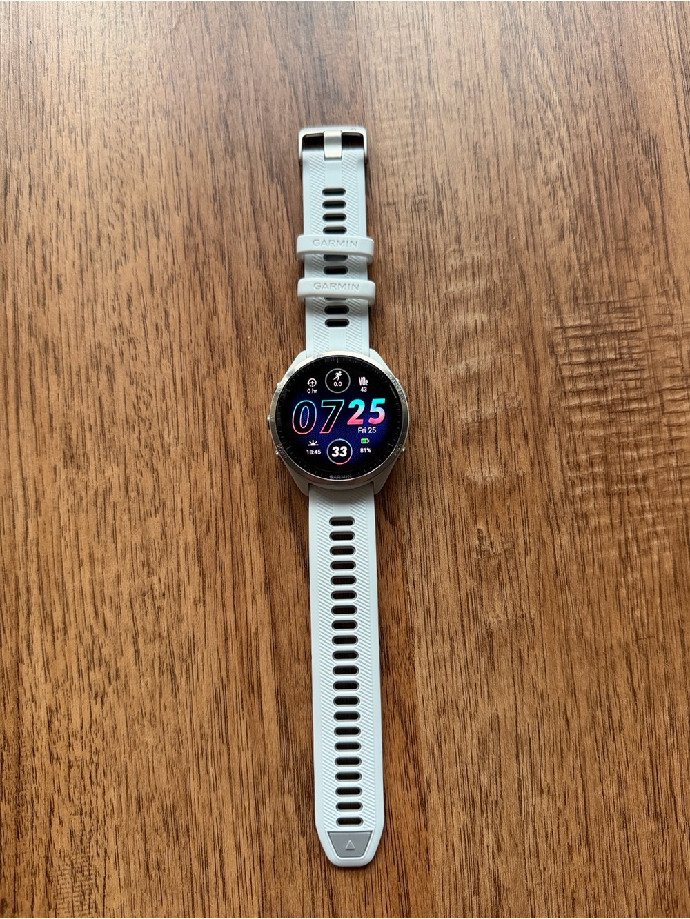 Garmin White GPS Fitness Smartwatch - Lightweight Activity Tracker